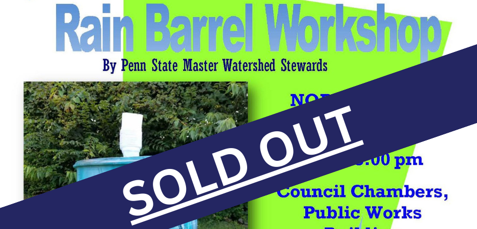 SOLD OUT RAIN BARREL WORKSHOP