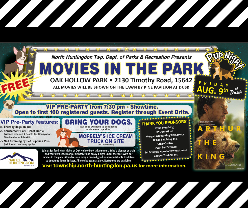 Movie in the Park and VIP Pre-Party (8/9) - Arthur the King
