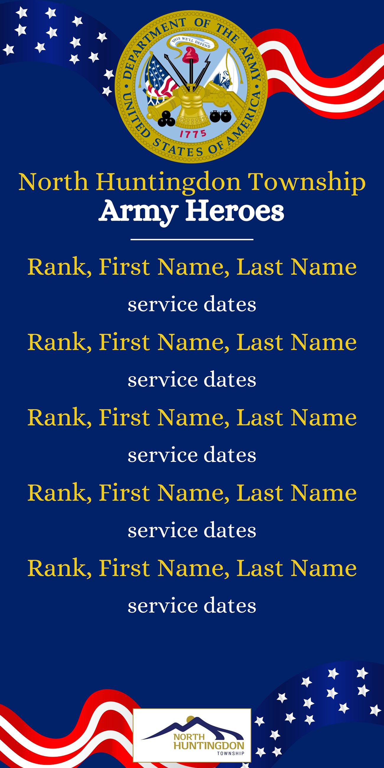 NHT Hometown Heroes - Army (2)